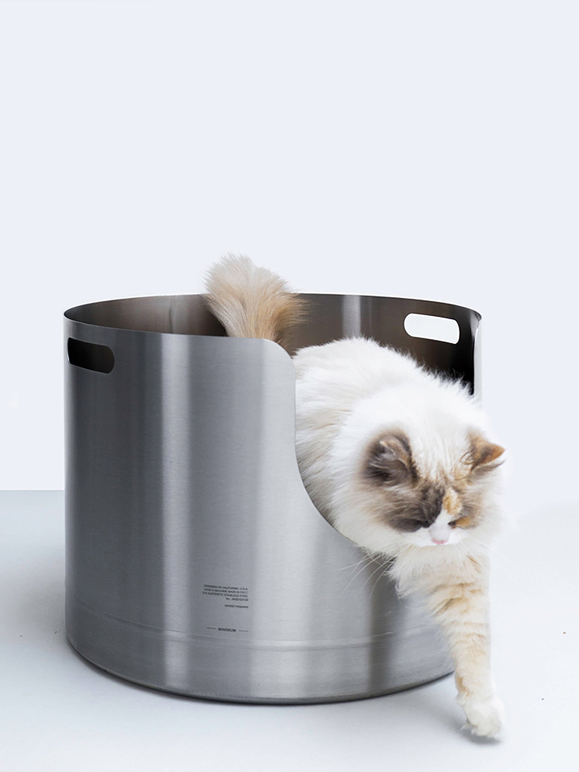 high-wall, high-side, extra large stainless steel litter box