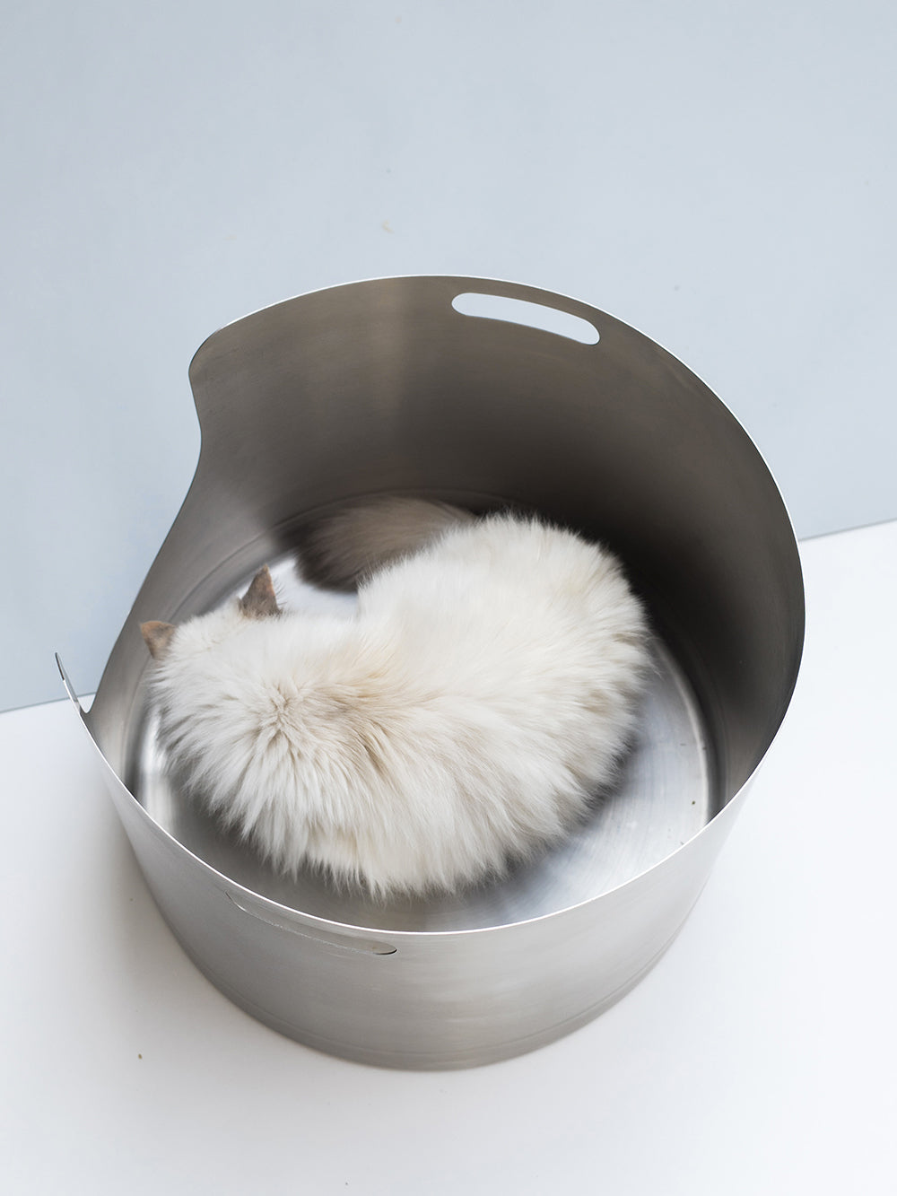 high-wall, high-side, extra large stainless steel litter box